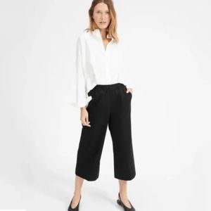 Everlane The Cotton Poplin Culotte Wide Leg Crops